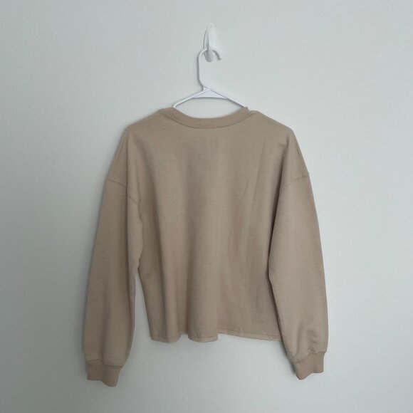 Barbie Mattel Target Womens Cropped Sweater Small Oatmeal Diverse Barbies Cotton - Picture 8 of 13